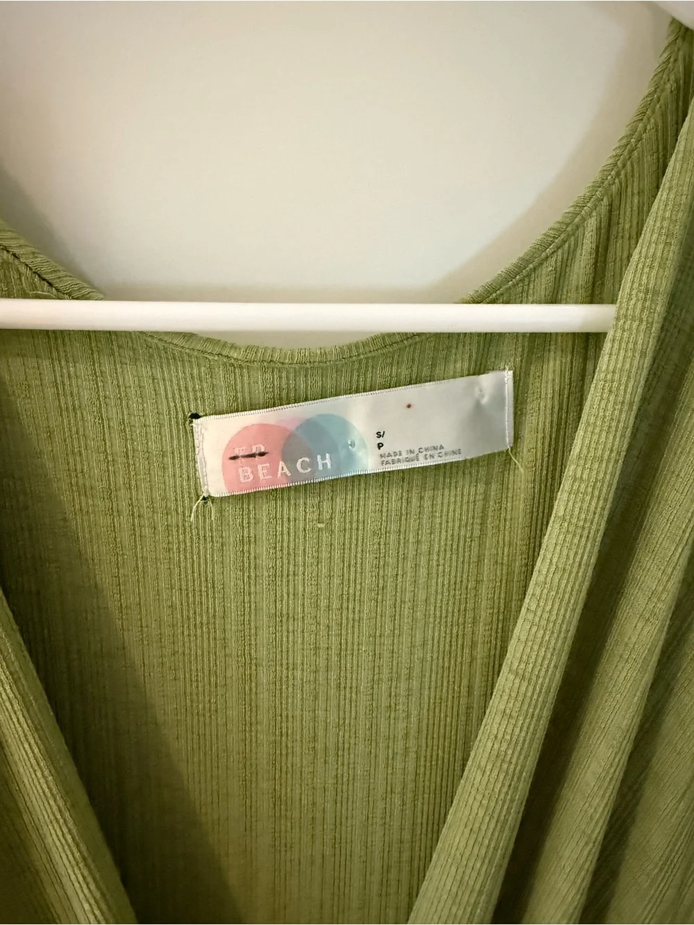 Free People Beach Kauai Midi Wrap Dress ONLY Green Size Small
